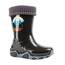 DEMAR Kinder Gummistiefel gefüttert STORMER LUX (32/33, Graphit)