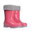 DEMAR Kinder Gummistiefel gefüttert TWISTER LUX (32/33, Rosa)