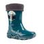 DEMAR Kinder Gummistiefel gefüttert STORMER LUX (32/33, Türkis)