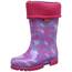 DEMAR Kinder Gummistiefel gefüttert Twister LUX (30/31, Herzen)