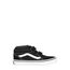 Vans Unisex Kinder Ward Mid V Sneaker, (Suede/Canvas) Black/White, 18.5 EU