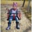 LEMIGO Unisex Kinder EVA Gummistiefel Gefüttert Leichte Warme Regenstiefel Jungen Mädchen TERMIX 861 22-37 EU (Rosa/Grau, 26/27)