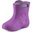 Ladeheid EVA Kinder Jungen Mädchen Gummistiefel Regenschuhe gefüttert LA-CA-03 (Lilla/Grau, 28/29 EU)
