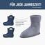 Ladeheid EVA Kinder Jungen Mädchen Gummistiefel Regenschuhe gefüttert LA-CA-03 Marineblau, 22/23 EU