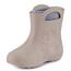 Ladeheid EVA Kinder Jungen Mädchen Gummistiefel Regenschuhe gefüttert LA-CA-03 Hellbeige, 30/31 EU