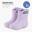 Ladeheid EVA Kinder Jungen Mädchen Gummistiefel Regenschuhe gefüttert LA-CA-03 Helllila, 24/25 EU