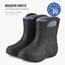 Ladeheid EVA Kinder Jungen Mädchen Gummistiefel Regenschuhe gefüttert LA-CA-03 (Carbone/Grau, 26/27 EU)