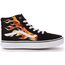 Vans Unisex Kinder Filmore Hi Sneaker, Flame Camo Black White, 35 EU