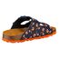 Lico Unisex Kinder Bioline Motru Pantoletten, Marine Orange, 27 EU