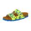 Lico Bioline Top Jungen Pantoletten, Neongelb/ Blau, 33 EU