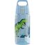 Sigg - Trinkflasche Kinder - Viva One Dinosaurs - Für Kohlensäurehaltige Getränke Geeignet - Auslaufsicher - Spülmaschinenfest - BPA-frei - Sport & Schule - Blau - 0,5L