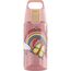Sigg - Trinkflasche Kinder - Viva One Rainbow - Für Kohlensäurehaltige Getränke Geeignet - Auslaufsicher - Spülmaschinenfest - BPA-frei - Sport & Schule - Rosa mit Regenbogen - 0,5L