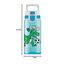 Sigg - Trinkflasche Kinder - Viva One Football Dino - Für Kohlensäurehaltige Getränke Geeignet - Auslaufsicher - Spülmaschinenfest - BPA-frei - Sport & Schule - Blau mit Fußball Dinosaurier - 0,5L