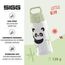 Sigg - Trinkflasche Kinder - Viva One Panda - Für Kohlensäurehaltige Getränke Geeignet - Auslaufsicher - Spülmaschinenfest - BPA-frei - Sport & Schule - Transparent - 0,5L