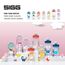 SIGG - Tritan Trinkflasche Kinder - Miracle Dinosaurier - Mit Trinkhalm - Auslaufsicher - Spülmaschinenfest - Microwellengeeignet - Kratzresistent - BPA-frei - Schule & Sport - Blau - 0,45L