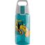Sigg - Trinkflasche Kinder - Viva One Builder - Für Kohlensäurehaltige Getränke Geeignet - Auslaufsicher - Spülmaschinenfest - BPA-frei - Sport & Schule - Blau mit Baggerlader - 0,5L