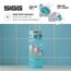 Sigg - Trinkflasche Kinder - Viva One Believe in Miracles - Kohlensäuregeeignet - Auslaufsicher - Spülmaschinenfest - BPA-frei - Sport & Schule - Blau mit Prinzessin & Einhorn - 0,5L