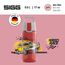 Sigg - Trinkflasche Kinder - Viva One Speed Race - Für Kohlensäurehaltige Getränke Geeignet - Auslaufsicher - Spülmaschinenfest - BPA-frei - Sport & Schule - Rot mit Rennwagen - 0,5L
