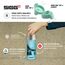 Sigg - Alu Trinkflasche Kinder - WMB ONE Dive - Für Kohlensäurehaltige Getränke Geeignet - Auslaufsicher - Federleicht - BPA-frei - Klimaneutral Zertifiziert - Sport & Schule - Helltürkis - 0,6L