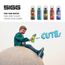 Sigg - Trinkflasche Kinder - Viva One Football Dino - Für Kohlensäurehaltige Getränke Geeignet - Auslaufsicher - Spülmaschinenfest - BPA-frei - Sport & Schule - Blau mit Fußball Dinosaurier - 0,5L