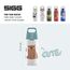 Sigg - Trinkflasche Kinder - Viva One Brown Bear - Für Kohlensäurehaltige Getränke Geeignet - Auslaufsicher - Spülmaschinenfest - BPA-frei - Sport & Schule - Transparent - 0,5L