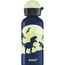 SIGG Glow Moon Dinos Kinder Trinkflasche (0.4 L), schadstofffreie Kinderflasche mit auslaufsicherem Deckel, federleichte Trinkflasche aus Aluminium