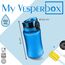 My Vesperbox® Trinkflasche Kinder [350ML] - Wasserflasche Kohlensäure Geeignet & Auslaufsicher - Water Bottle Kids - für Schule & Sport - Kinderflasche für Mädchen & Jungen - inkl. Ersatzdichtung
