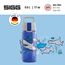 SIGG - Trinkflasche Kinder - Viva One Sharkies - Für Kohlensäurehaltige Getränke Geeignet - Auslaufsicher - Spülmaschinenfest - BPA-frei - Sport & Schule - Blau mit Haien - 0,5L
