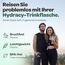 Hydracy Trinkflasche mit Fruchteinsatz - 1L Wasserflasche - BPA-freie Trinkflasche mit Zeitmarkierung Auslaufsichere Sportflasche - Kondensationsfrei für Sport und Outdoor