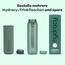 Hydracy Trinkflasche mit Fruchteinsatz - 1L Wasserflasche - BPA-freie Trinkflasche mit Zeitmarkierung Auslaufsichere Sportflasche - Kondensationsfrei für Sport und Outdoor