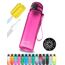 My Vesperbox® Trinkflasche Kinder [500ML] - Wasserflasche Kohlensäure Geeignet & Auslaufsicher - Water Bottle Kids - für Schule & Sport - Kinderflasche für Mädchen & Jungen - inkl. Ersatzdichtung