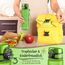 My Vesperbox® Trinkflasche Kinder [500ML] - Wasserflasche Kohlensäure Geeignet & Auslaufsicher - Water Bottle Kids - für Schule & Sport - Kinderflasche für Mädchen & Jungen - inkl. Ersatzdichtung