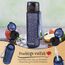 My Vesperbox® Trinkflasche Kinder [500ML] - Wasserflasche Kohlensäure Geeignet & Auslaufsicher - Water Bottle Kids - für Schule & Sport - Kinderflasche für Mädchen & Jungen - inkl. Ersatzdichtung