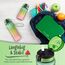 My Vesperbox® Trinkflasche Kinder [350ML] - Wasserflasche Kohlensäure Geeignet & Auslaufsicher - Water Bottle Kids - für Schule & Sport - Kinderflasche für Mädchen & Jungen - inkl. Ersatzdichtung