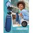 My Vesperbox® Trinkflasche Kinder [1000ML] - Wasserflasche Kohlensäure Geeignet & Auslaufsicher - Water Bottle Kids - für Schule & Sport - Kinderflasche für Mädchen & Jungen - inkl. Ersatzdichtung