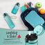 My Vesperbox® Trinkflasche Kinder [500ML] - Wasserflasche Kohlensäure Geeignet & Auslaufsicher - Water Bottle Kids - für Schule & Sport - Kinderflasche für Mädchen & Jungen - inkl. Ersatzdichtung