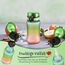My Vesperbox® Trinkflasche Kinder [350ML] - Wasserflasche Kohlensäure Geeignet & Auslaufsicher - Water Bottle Kids - für Schule & Sport - Kinderflasche für Mädchen & Jungen - inkl. Ersatzdichtung