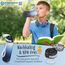 My Vesperbox® Trinkflasche Kinder [500ML] - Wasserflasche Kohlensäure Geeignet & Auslaufsicher - Water Bottle Kids - für Schule & Sport - Kinderflasche für Mädchen & Jungen - inkl. Ersatzdichtung