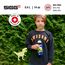 SIGG Glow Moon Dinos Kinder Trinkflasche (0.4 L), schadstofffreie Kinderflasche mit auslaufsicherem Deckel, federleichte Trinkflasche aus Aluminium
