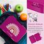 My Vesperbox – Len - Bento Box Kinder - Lunchbox mit 4+2 Fächern - extrem robust – Brotdose – Brotbox ideal für Kindergarten und Schule (Lila Regenbogen)