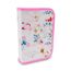 itenga Schüler-Etui Mäppchen Schmetterling 28 teilig 1-Zipper