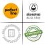 perfect line 25 Bast-Hefthüllen DIN-A4, 9 Farben, Heftumschlag mit Beschriftungsetikett, Heftschoner aus recycelbarem PP, dokumentenecht (1 x 25 Stk.)