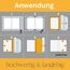 perfect line - Buchschutzfolie selbstklebend - 15 m x 40 cm, glasklar & zuschneidbar, ideal für Bücher, Hefte & Schulmaterial - robust & reißfest, Made in EU, für Schule & Zuhause