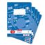 Herlitz Vokabelheft A5, Lineatur 53, liniert mit Mittellinie, Schulheft mit 2 Spalten, 32 Blatt, 5 Stück