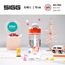 SIGG - Tritan Trinkflasche Kinder - Miracle Puppy - Mit Trinkhalm - Auslaufsicher - Spülmaschinenfest - Microwellengeeignet - Kratzresistent - BPA-frei - Schule & Sport - Orange mit Hund - 0,45L