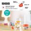 SIGG - Tritan Trinkflasche Kinder - Miracle Woodland - Mit Trinkhalm - Auslaufsicher - Spülmaschinenfest - Microwellengeeignet - Kratzresistent - BPA-frei - Schule & Sport - Orange mit Tieren - 0,35L