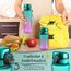 My Vesperbox® Trinkflasche Kinder [350ML] - Wasserflasche Kohlensäure Geeignet & Auslaufsicher - Water Bottle Kids - für Schule & Sport - Kinderflasche für Mädchen & Jungen - inkl. Ersatzdichtung