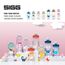 SIGG - Tritan Trinkflasche Kinder - Miracle Woodland - Mit Trinkhalm - Auslaufsicher - Spülmaschinenfest - Microwellengeeignet - Kratzresistent - BPA-frei - Schule & Sport - Orange mit Tieren - 0,35L