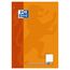 Oxford Schule Klausuren-Block A4, liniert mit Rand, 50 Blatt, orange, 5 Stück
