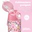 Jarlson® Trinkflasche Kinder Edelstahl MALI [THERMOSFLASCHE] - Kindertrinkflasche Auslaufsicher - Thermoskanne Kohlensäure geeignet - Thermo Trink Flasche für Schule & Kindergarten (500ml, Einhorn)